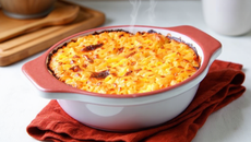 Gratin de pâtes au jambon, gratiné au fromage râpé Gusto Intenso Giovanni Ferrari