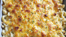 Gratin macaronis et feta