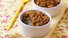 Crumble du soleil à l'avoine