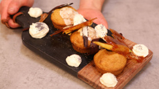Carrot cake express, nappage citron, gingembre & pavot
