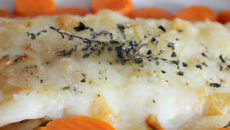 Gratin cabillaud carottes