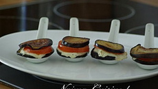 Amuses bouche à l'aubergine