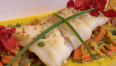 Cabillaud au gingembre et émultion d'agrumes