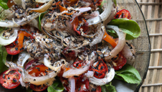 Salade de calmars au sésame