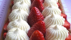 Tarte aux fraises revisitée économique