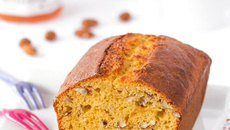 Cake croquant à  la confiture d'abricots