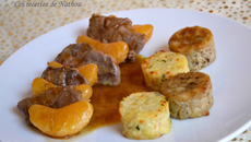 Filets de canard aux mandarines, sauce balsamique