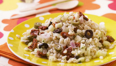 Salade de blé aux deux olives