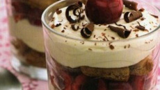 Tiramisu au chocolat et à la cerise