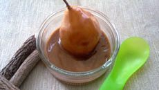Poire au four sauce carambar traditionnelle