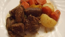 Chevreuil aux carottes et au cidre