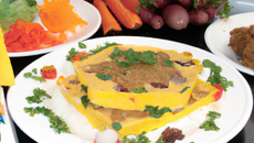 Trung Hap, flan aux œufs et crabe Vietnamien