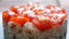 Boulgour tomates avocat