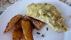 Escalope de poulet croûte fromage-moutarde