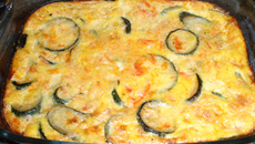 Flan courgettes et tomates
