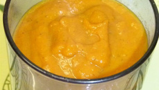 Soupe potiron lait de coco curry
