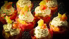 Cupcakes saumon, citron vert & pomme