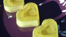 Panna cotta Vanille et pralin et sa gelée citronnée