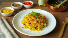 Quinoa au poulet et légumes du soleil
