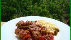 Sauté de porc aux poivrons