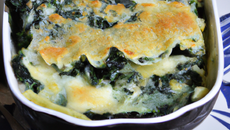 Gratin dauphinois aux épinards