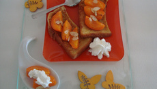 Brioche perdue aux abricots