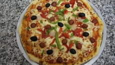 Pizza aux Merguez