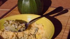 Crumble de courgettes croustillant