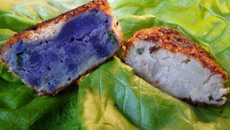 Korokke au crabe violettes