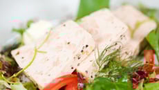 Terrine de saumon facile à l'huile d'olive et ciboulette