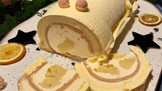 Bûche de Noël façon bavaroise au grand marnier