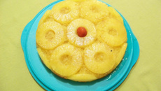 Gâteau à l'ananas renversé