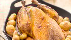 Pintade au miel et à la vanille