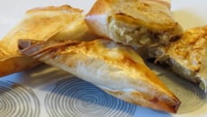 Samoussas de cabillaud au curry