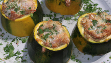 Courgettes farcies au fromage
