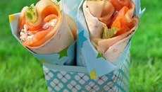 Le wrap truite fumée, FOL EPI et fromage blanc au citron