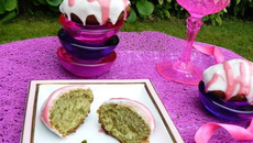 Madeleines girly à la pistache