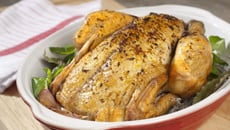 Poulet doré au four à la provençale