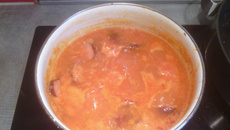 Rougail saucisses de la réunion