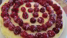 Cheesecake framboise noix de coco