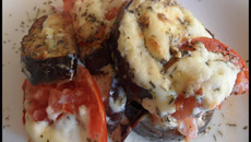 Gratin d'aubergines et tomates