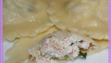 Raviolis au jambon et ricotta