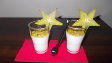 Panna cotta aux fruits de la passion