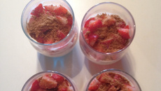 Tiramisu aux fraises et speculoos au thermomix