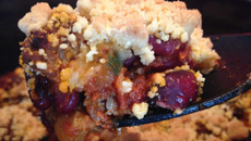 Crumble de bœuf et légumes au cumin