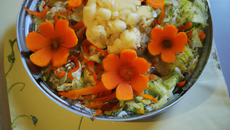 Salade de chou-fleur et carottes