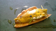 Poivrons farcis au chèvre frais