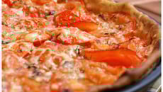 Tarte tomate, parmesan et balsamique