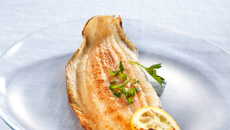 Sole meunière allégée