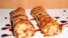 Nems croustillants poire et spéculoos